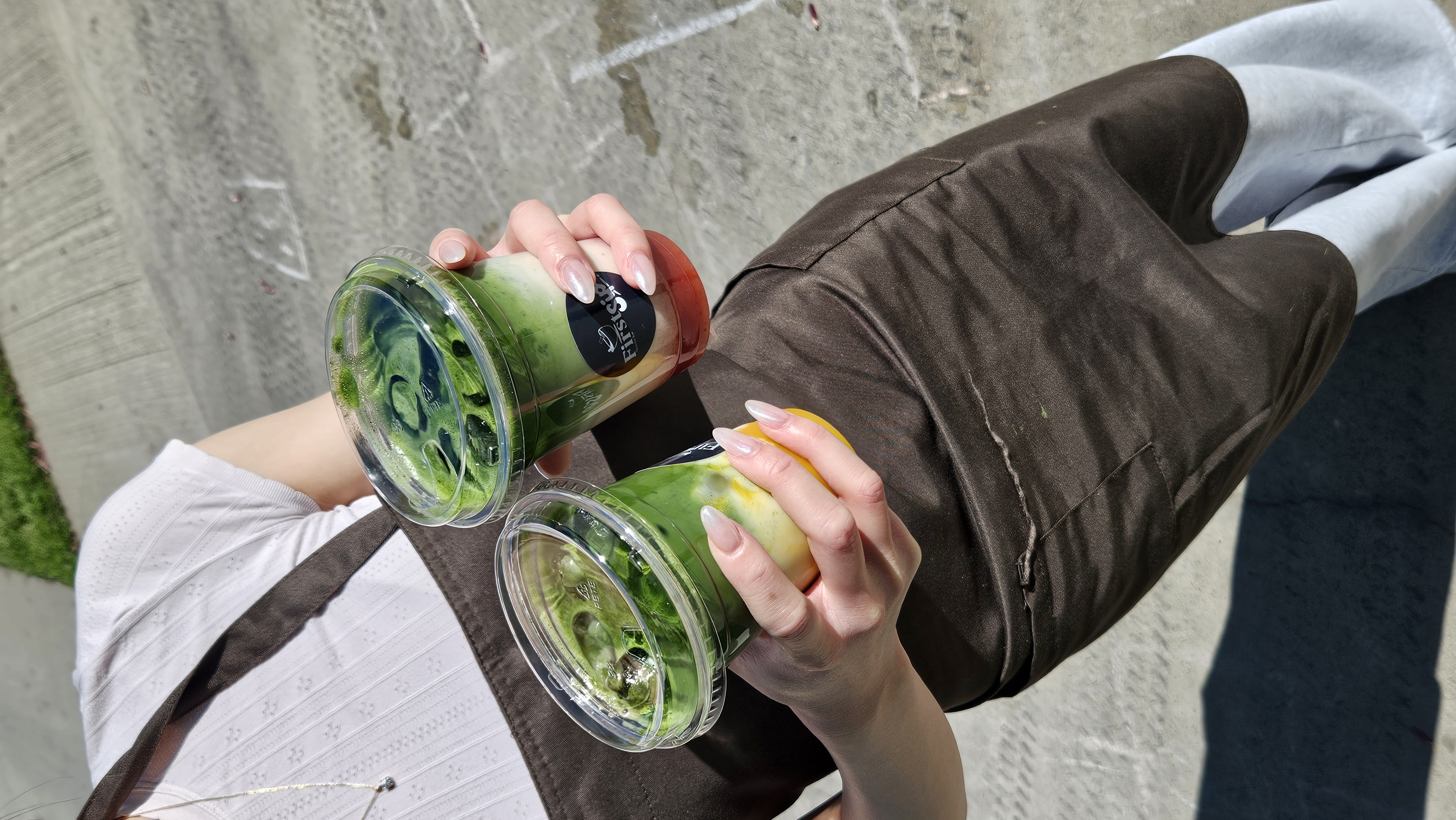 Matcha Drink Handheld